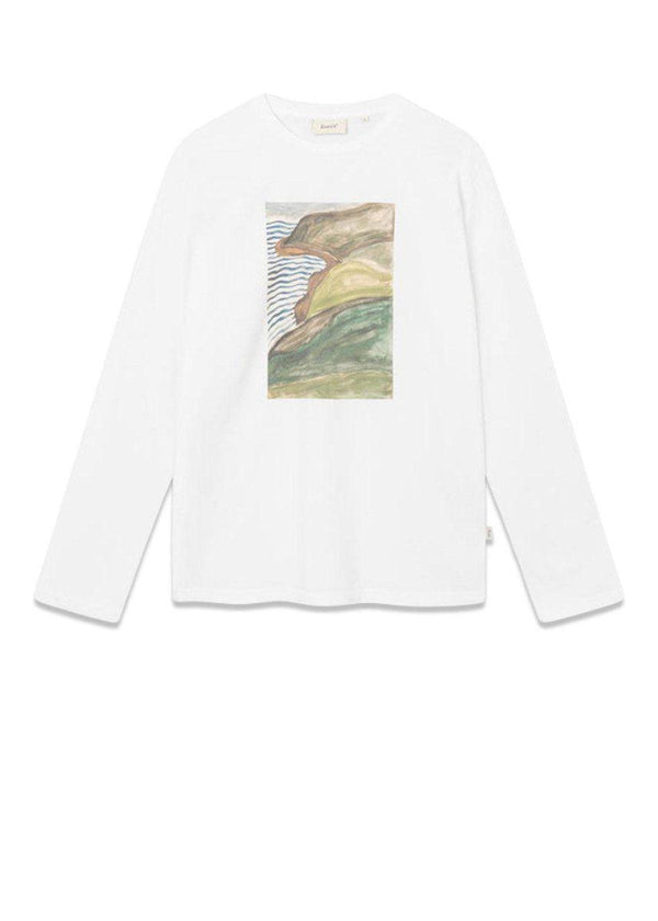 Foréts LANDSCAPE LONGSLEEVE - White. Køb t-shirts her.