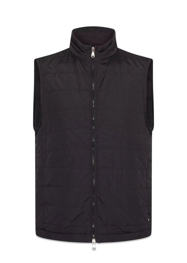 Oscar Jacobsons Liner Evo Waistcoat - Black. Køb overtøj her.
