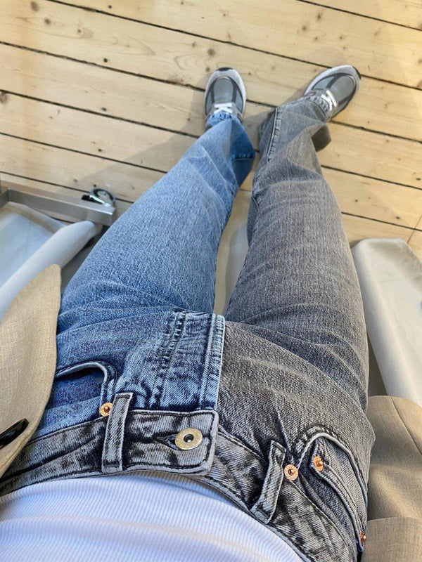 Woodbirds Maria Black/Blue Jeans - Black-Blue. Køb jeans her.