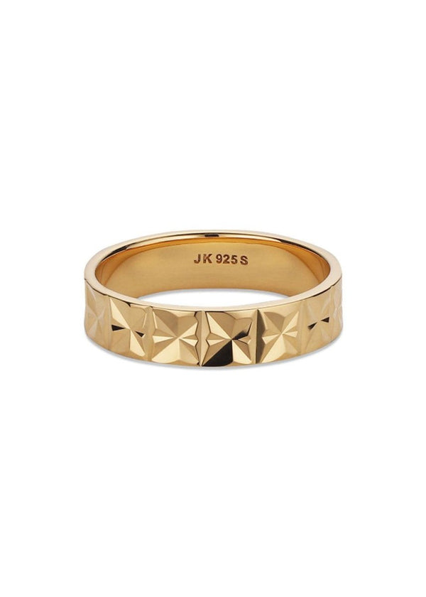Jane Kønigs Medium Reflection Ring - Forgyldt Sølv. Køb ringe her.