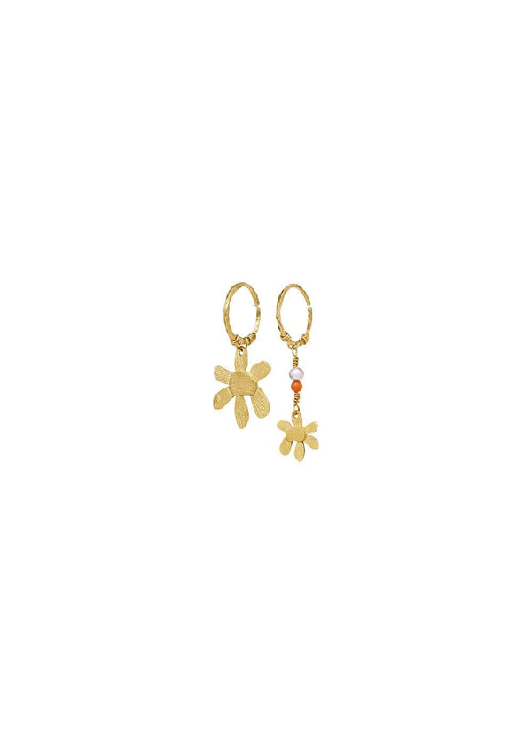 Maanestens Mette Earrings - Sterling Silver (925) Gold Plated. Køb øreringe her.