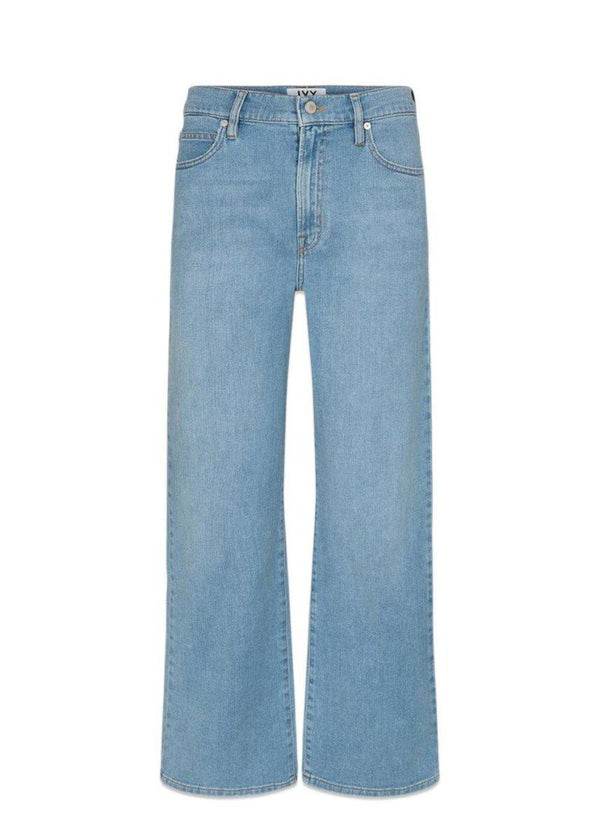 Ivy Copenhagens Mia jeans wash Bright Lima - Denim Blue. Køb jeans her.