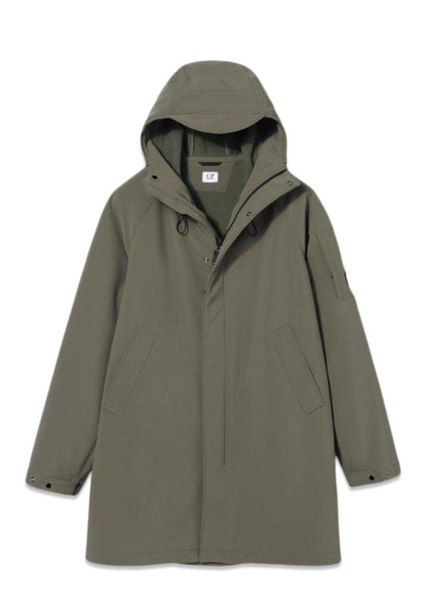 C.P. Companys OUTERWEAR - LONG JACKET - Stone Grey. Køb frakker her.