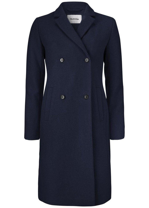 Modströms Odelia coat - Navy Sky. Buy coats here.
