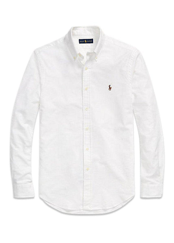 Ralph Lauren Oxford Slim Fit - White. Buy shirts here.