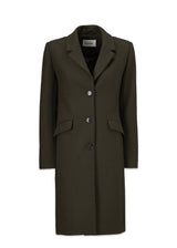 Modströms Pamela coat - Dark Army. Køb frakker her.