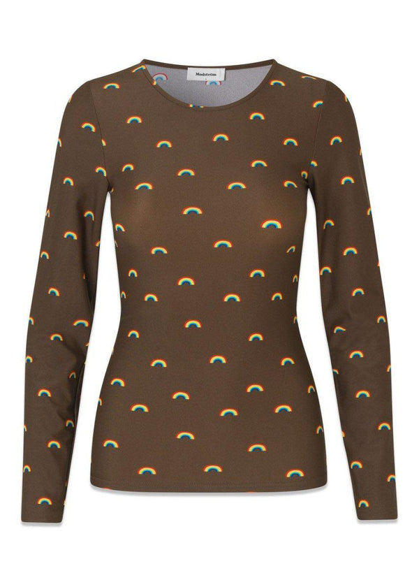 Modströms PernilleMD print LS top - Rainbow. Køb toppe her.