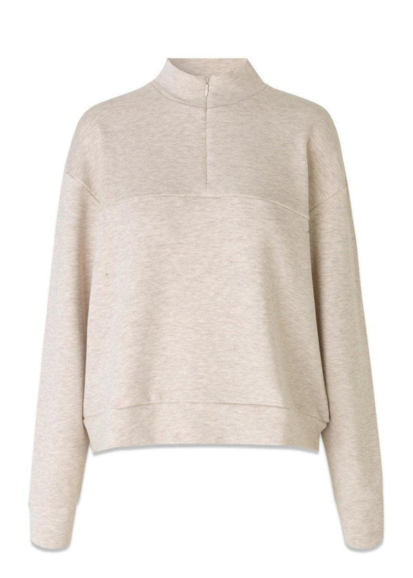 Modströms PippiMD sweat - Cream Milk. Køb sweatshirts her.