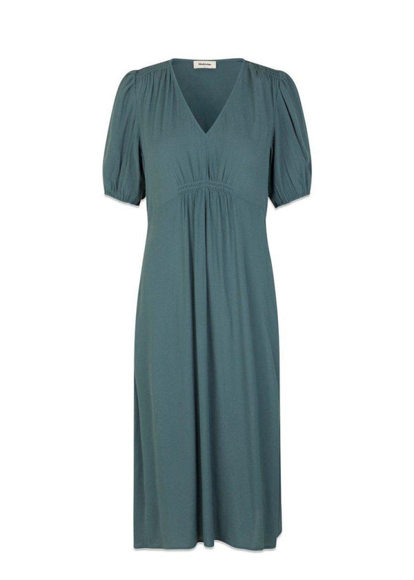 Modströms RavenMD long dress - Stormy Sea. Køb kjoler her.