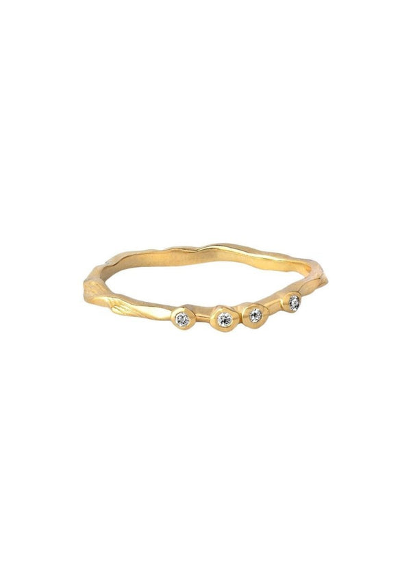 ENAMEL Copenhagens Ring, Lily - 925S/Gp/M. Køb ringe her.