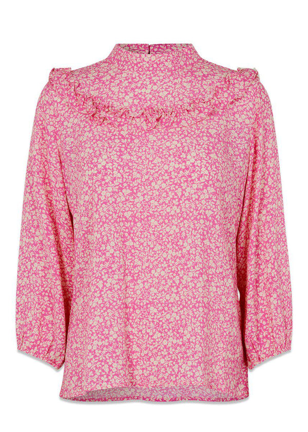 Modströms RinnaMD print top - Taffy Fairytale Flower. Køb blouses her.