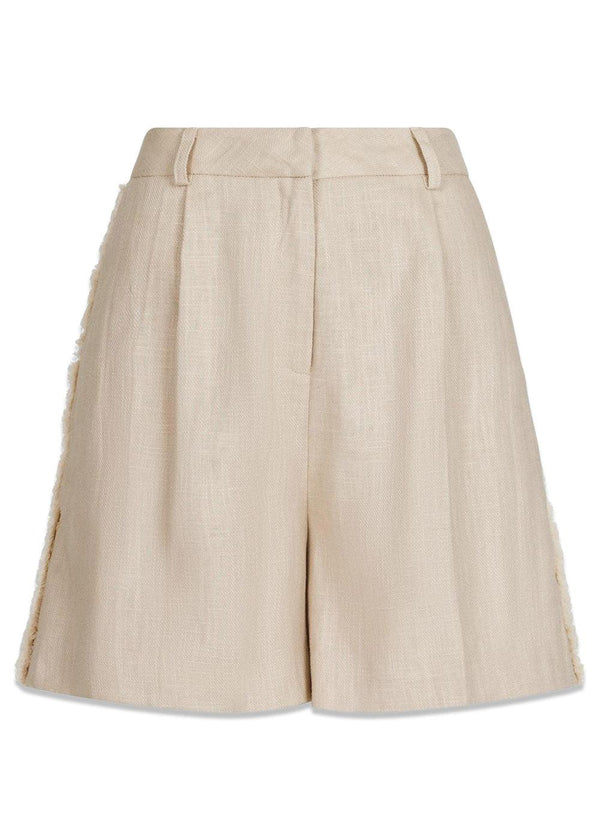 Neo Noirs Sega Heavy Linen Shorts - Sand. Køb shorts her.