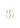 Maria Blacks Senorita 25 Hoop - Gold. Køb accessories her.
