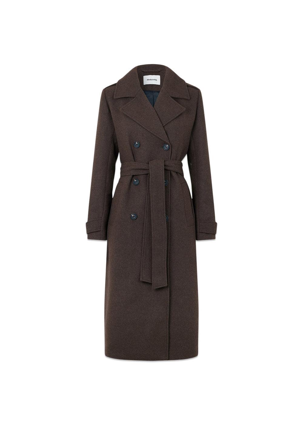 Modström's ShayMD coat - Dark Coffee. Buy coats here.