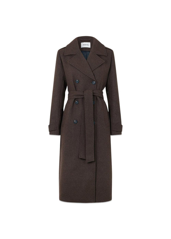 Modström's ShayMD coat - Dark Coffee. Buy coats here.