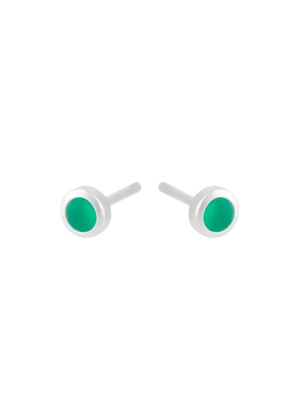 Pernille Corydons Shine Green Earsticks - Silver. Køb øreringe her.