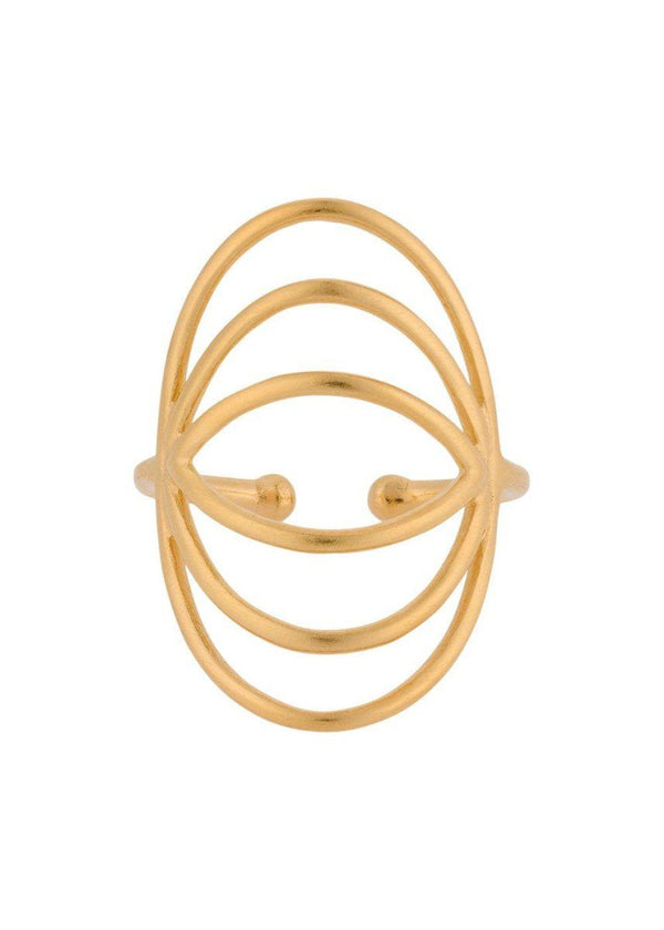 Pernille Corydons Silhouette Ring Adj - Gold. Køb ringe her.