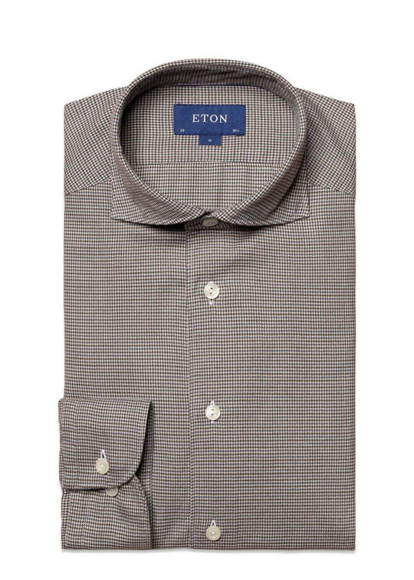 Etons Slim-Casual - Green. Køb shirts her.