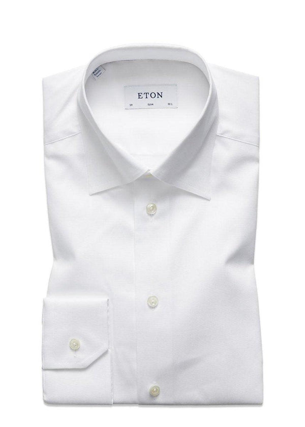 Etons Slim - Signature Twill - Blue. Køb shirts her.