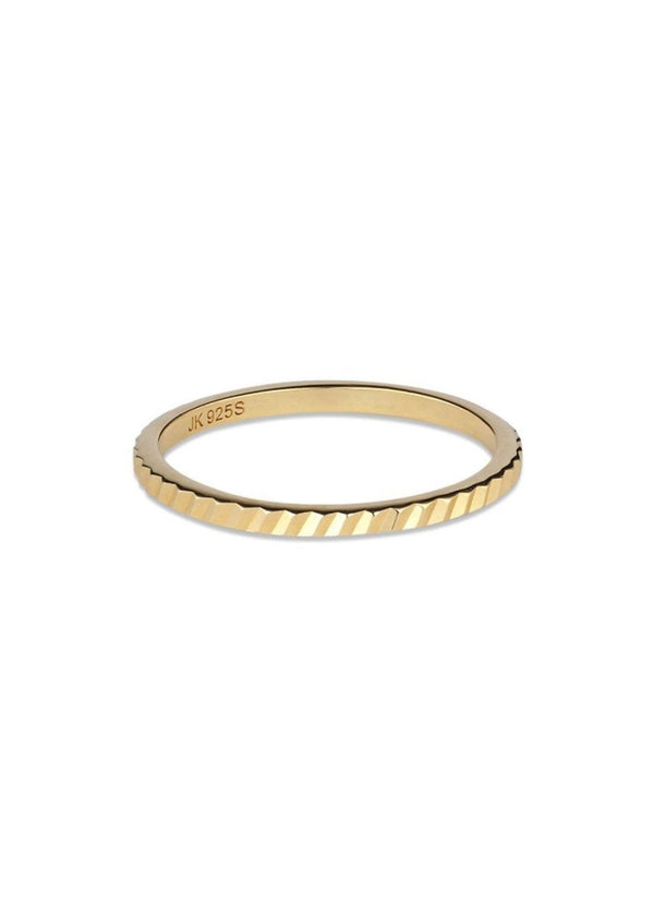 Jane Kønigs Small Reflection Ring - Forgyldt Sølv. Køb ringe her.