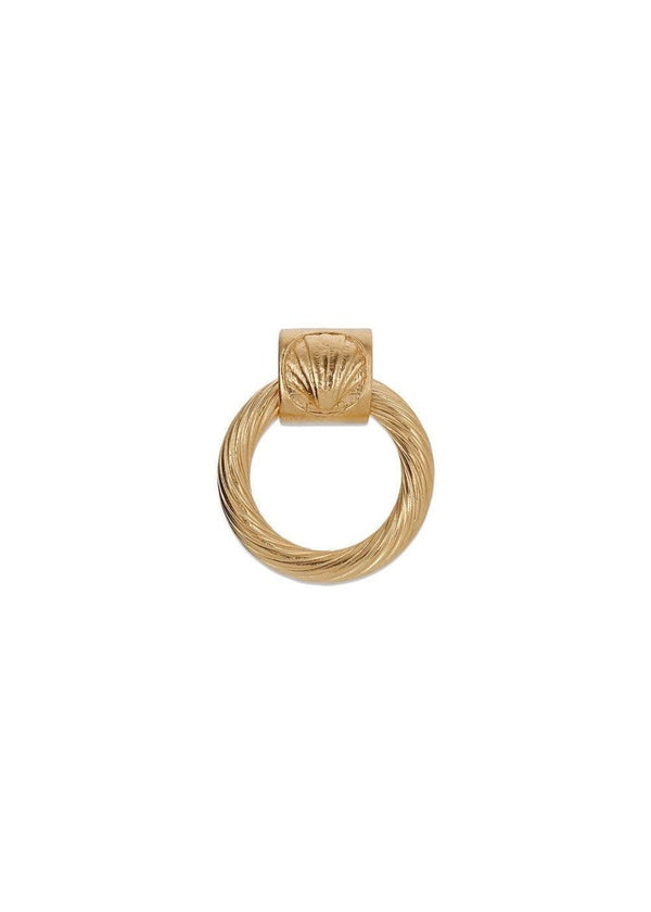 Jane Kønig's Small Salon Knocker - Gilded Silver. Buy earrings here.