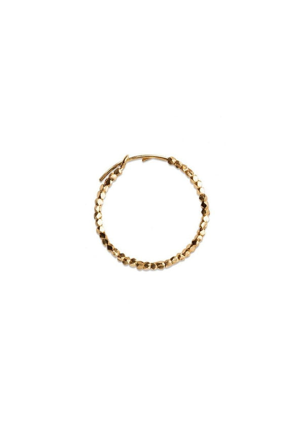 Jane Kønigs Small bead creole - Forgyldt Sølv. Køb øreringe her.