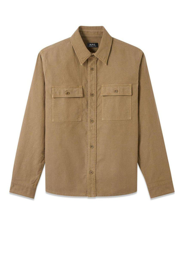 A.P.C's Surchemise bastian - Camel. Køb shirts her.