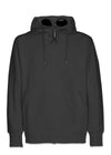 C. P. Company Sweatshirts-Hooded Open - Black. Buy hoodies here.