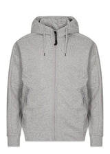 C. P. Company Sweatshirts-Hooded Open - Gray Melang. Buy hoodies here.