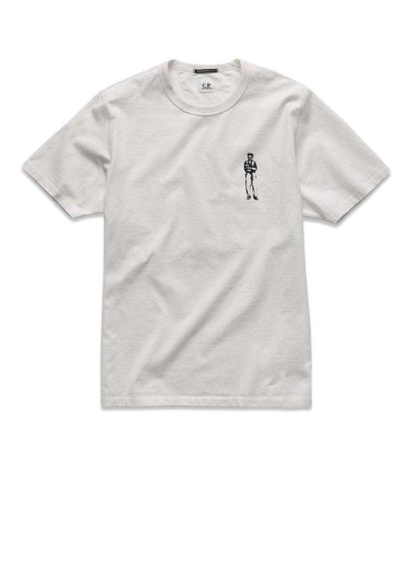 C.P. Companys T-Shirt Short Sleeve - Gauze White. Køb t-shirts her.