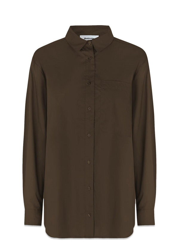 Modströms TapirMD shirt - Espresso. Køb shirts her.