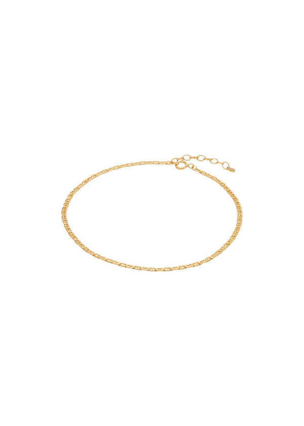 Pernille Corydons Therese Anklet - Guld. Køb smykker her.