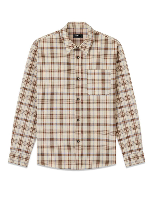 A.P.C's Trek Shirt - Camel. Køb shirts her.
