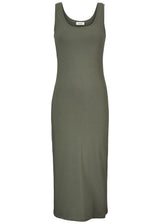 Modströms Tulla x-long - Dark Khaki. Køb kjoler her.