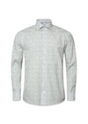 Etons Umbrella Print Poplin Slim Shirt - Light Blue. Køb shirts her.