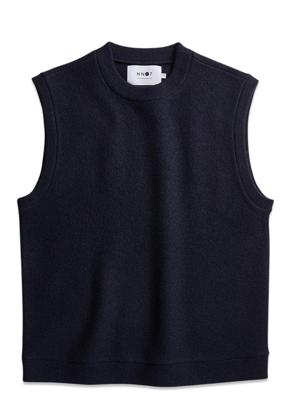 Nn. 07s Vest 6398 - Navy Blue. Køb strik her.