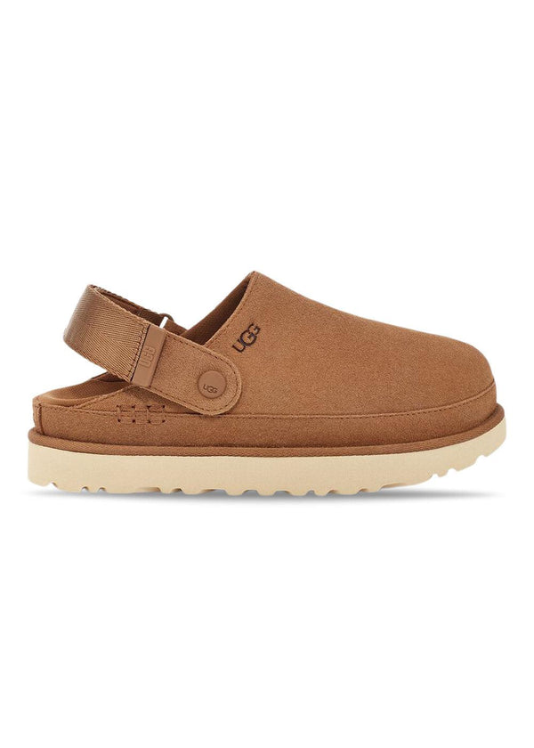 UGG's W Goldenstar Clog - Chestnut. Køb sko her.