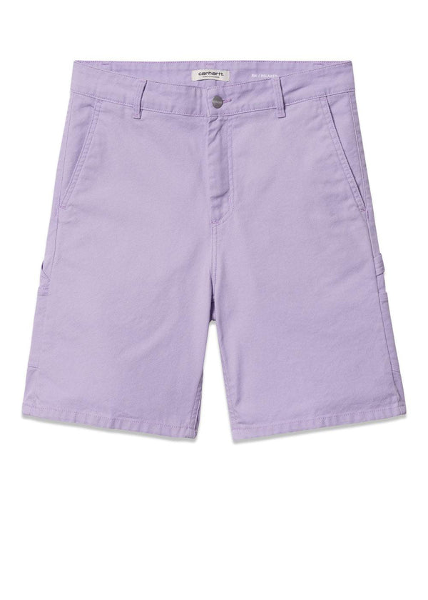 Carhartt WIP's W' Pierce Short - Soft Lavender. Køb shorts her.