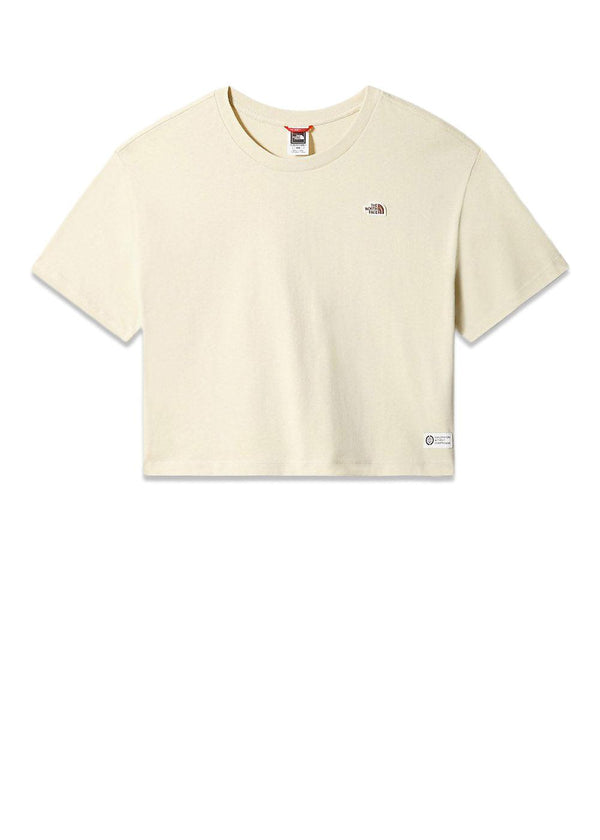 The North Faces W Recy Crop S/S - Gravel. Køb t-shirts her.