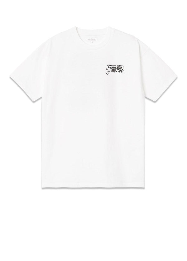 Carhartt WIP's W' S/S Zipatone T-Shirt - White / Black. Køb t-shirts her.