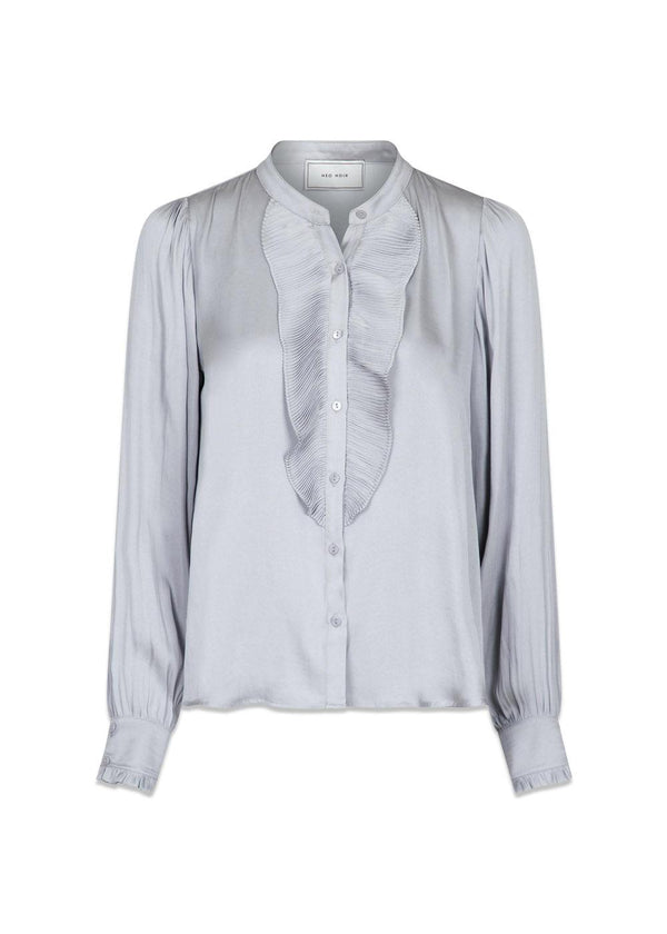 Neo Noirs Zola Blouse - Grey. Køb blouses her.