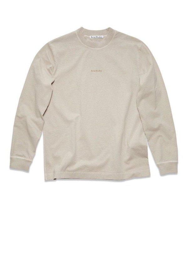 Acne Studios' extorr stamp - Oyster Grey. Køb t-shirts her.
